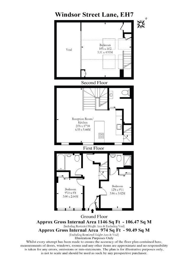 Edinburgh Modern 3-Storey 3-Bedroom City Apartment Exteriör bild